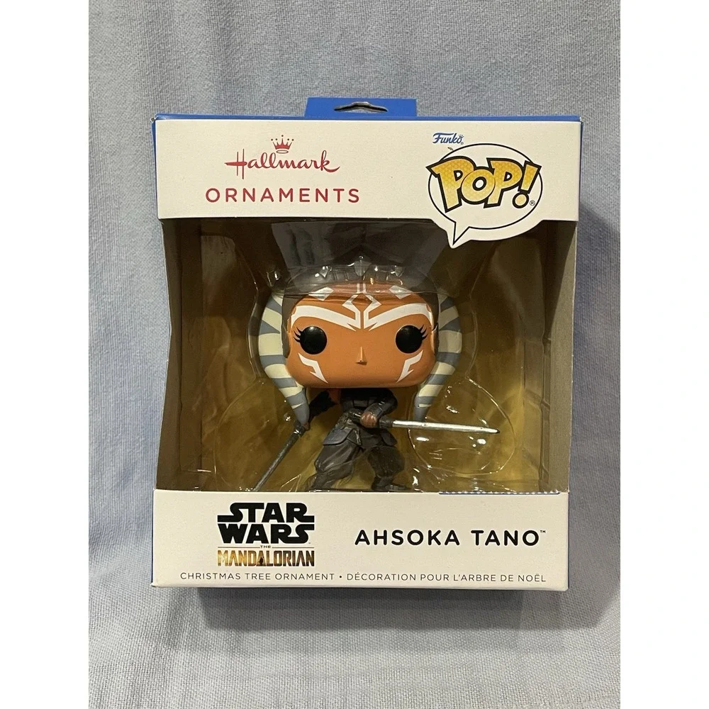 NEW Walt Disney Star Wars Hallmark Ornaments Funko Pop! Mandalorian Ahsoka‎
